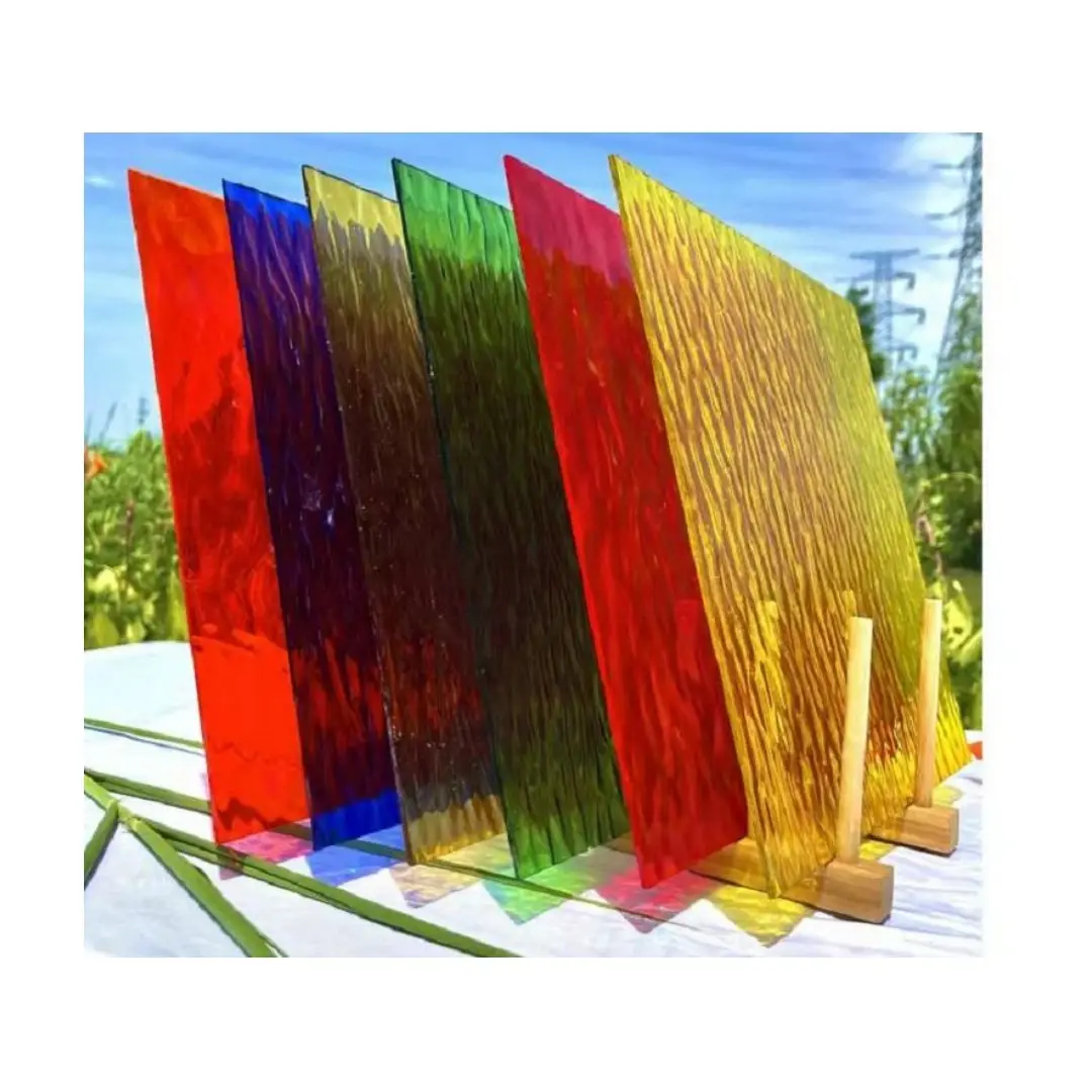 Criativo Diy Várias Folhas De Vidro Colorido Folhas De Vitral para Artesanato De Arte Artesanato hobby art studio club glass