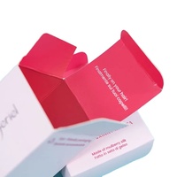 Boîte en carton kraft rigide imprimée de logo personnalisé petite boîte en carton boîte d'emballage cosmétique à pince à griffes