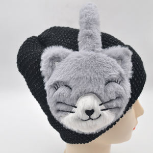 Наушники зимние теплые с мультяшным рисунком - Product Image 1