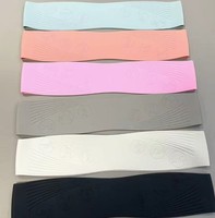 Bande de Résistance Élastique en Silicone Naturel Pur pour Yoga, Entraînement de la Force des Jambes, Relaxation et Exercices avec Poids