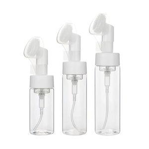 100ml 150ml 200ml With Brush Head Facial Cleansing Mousse <strong>Foam</strong> Bottle, With Brush <strong>Foam</strong> <strong>Pump</strong> Bottle, With Silicone Brush Head - Product Image 5