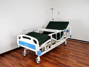 Manufacturer Hot Sale Remote Control 3 Function Electric Hospital Bed With Mattress