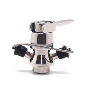 Chất lượng cao SS304 SS316L vệ sinh Tri kẹp vô trùng lấy mẫu van DN6/DN10/DN25 con dấu silicon EPDM 6bar Hướng dẫn sử dụng cho nước phương tiện truyền thông - Product Image 2