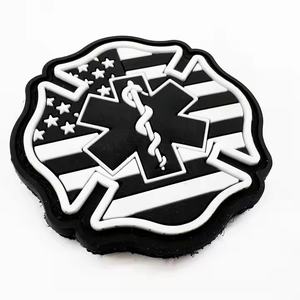 Genuine Bespoke Sourcing Plant Wholly Crafted 2D Soft Rubber Polyvinyl Chloride <b>Sewn</b> On Garment Emblem pvc <b>patch</b> - Product Image 3