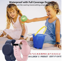Bracelet étanche pour enfants, lot de 2, silicone souple 10 mm, design discret, léger, compatible avec les traceurs de 1ère/2ème générations