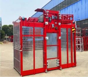 Lift konstruksi untuk pekerjaan pengangkat bangunan dengan derek menara muatan berat 2000kg kerekan konstruksi - Product Image 3