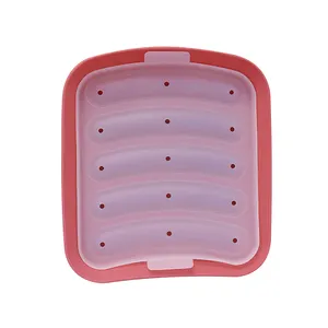 Cao Cấp Phụ Kiện Nhà Bếp Chịu Nhiệt Tái Sử Dụng Tự Làm Công Cụ Silicone Bé Xúc Xích Khuôn