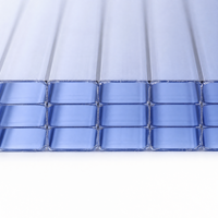 Panneaux de toiture 8 mm 14 mm pour bâtiment agricole, rénovation lumineuse, plaque polycarbonate quatre parois