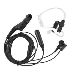 Casque de surveillance invisible à trois fils PMLN6123A avec bouton PTT remplaçable pour radios bidirectionnelles DP4400E DP4801E XPR7550 DGP8550E - Product Image 1