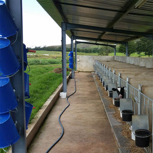 Piccolo Stalla Prefabbricata per Bestiame / Capannone per Mucche con Telaio in Acciaio Zincato e Materiali Metallici - Product Image 6