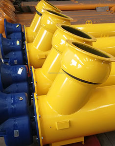 China Hoge Kwaliteit Tdlxu330-5 U-Vormige Stofvijzel Eindeloze Bladkorrel Vaste Voeder Hopper Twin Schroef Transportband Te Koop