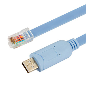 Cable de Consola Serial USB a RJ45 de 1.8m con Cubierta de PVC y Blindaje Trenzado para Router H3C Arba 9306, Cable de Consola de Carga Rápida 3A - Product Image 2