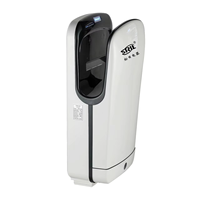 Sèche-mains automatique à capteur haute vitesse ABS, séchage rapide pour usage commercial, idéal pour hôtels, aéroports et toilettes publiques - Offre Spéciale