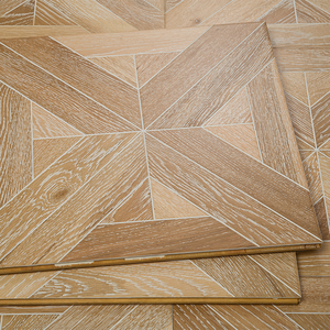 Parquet de Roble Multicapa Cepillado Francés REACH Grado AB de 15mm, Fácil Instalación, Sistema T&G, Duradero, para Almacenamiento y Armarios - Product Image 1
