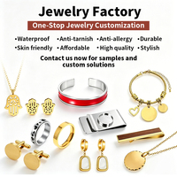 Charm Factory Vente en gros Logo personnalisé Vermeil or 18 carats Argent 925 Acier Pendentif initial hexagonal Hypoallergénique Bijoux géométriques