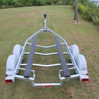Bateau en aluminium personnalisable de 5800mm * 2450mm et remorque de motomarine