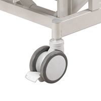 Leho Bain Chariot Douche pvc Matelas Hôpitaux Lit Douche Hydraulique pour Personnes âgées Handicapées Lits d'hôpital Lit de bain
