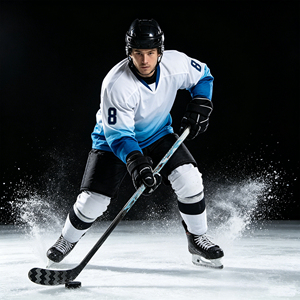 Bâton de hockey sur glace en fibre de carbone de style nouveau, fabriqué en Chine, bâton de hockey professionnel senior, 345 g, léger, haute résistance, lame P28 - Product Image 2