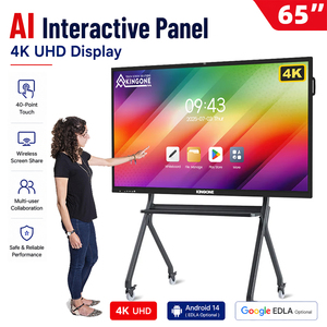 Pizarra Blanca Inteligente Interactiva KINGONE con Pantalla Táctil LCD de 65/75/86/100/110 Pulgadas para Salas de Reuniones - Product Image 1