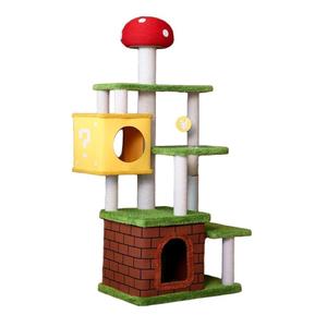 Árbol para Gatos de Interior Multicapa, Moderno, Elegante y Resistente, con Nido de Descanso de Lujo de Sisal y Cartón, Venta Caliente de Fábrica - Product Image 1