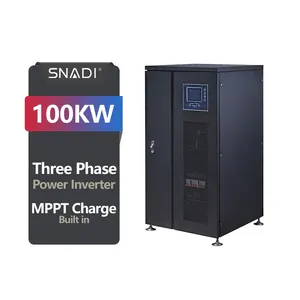 Power Storage System Inverter 3 Fasen 150kw 200kw Zonne-Energie Omvormer 100kw 384V Hoogspanning Off Grid Omvormer