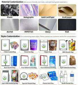 Tùy chỉnh lá nhôm đứng lên túi độ ẩm bằng chứng bao bì túi cho Tummy tame bổ sung túi - Product Image 5