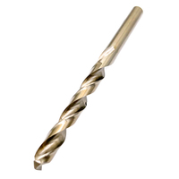Foret hélicoïdal à queue droite DIN 338 pour perçage de métaux en acier inoxydable, 5% Cobalt HSS, 0,8 mm, pointe M35