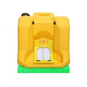 Lavador de Ojos Portátil Amarillo BUTIAN de 60 Litros |   Unidad de Lavado de Ojos de Emergencia con Certificación ANSI/CE para Emergencias Industriales, Disponible en Existencia - Product Image 4