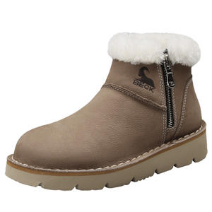 <span class=keywords><strong>Stivali</strong></span> da Neve <span class=keywords><strong>Invernali</strong></span> da <span class=keywords><strong>Donna</strong></span> in Pelle Bovina con Fodera in Peluche Corto e Suola in Schiuma Rinforzata - Product Image 2