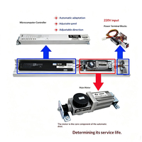 Unit Sensor Kaca Pintu Otomatis Universal Set Lengkap Motor Pengontrol Listrik Motherboard Pengontrol Geser Motor