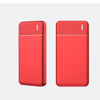 Batterie externe portable mince 10000 mAh avec logo personnalisé, technologie GaN, charge rapide 22,5 W, USB Type-C et Micro USB, pour usage extérieur, promotionnelle pour entreprises