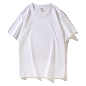 T-shirt uni en coton 51-70% coton, vêtements de loisirs pour étudiants - Product Image 3