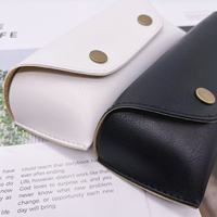 Étui à lunettes de luxe avec logo personnalisé pour femmes étui à lunettes en PU à quantité minimale de commande bas étui à lunettes à la mode