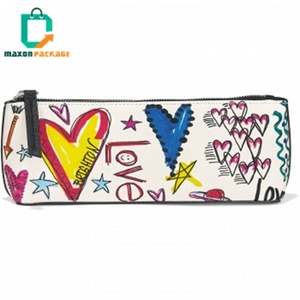 BSCI Guangzhou Factory 2022 bolsa en blanco mujer bolsa de cosméticos con cremallera impermeable promocional cosméticos organizador bolsa - Product Image 2