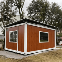 Maison préfabriquée en acier et panneaux sandwich XH au design moderne avec douche et salle de bain, montage facile, villa modulaire et utilisation hôtelière