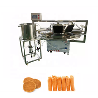 Machine à fabriquer des cônes sucrés commerciaux, machine à fabriquer des gaufrettes comestibles, machine à fabriquer des rouleaux de gaufrettes
