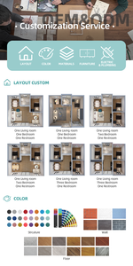 Casa Container a Due Piani, Casa Modulare Duplex, Metallo Ondulato Nero, Illuminazione LED, Balcone con <span class=keywords><strong>Vista</strong></span> sul <span class=keywords><strong>Lago</strong></span>, Vendita all'Ingrosso OEM - Product Image 5