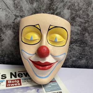 Offre Spéciale Clown visage masque mur planteur personnage peint verdure <span class=keywords><strong>arbre</strong></span> rouge à lèvres planteur pour décoration murale élégante - Product Image 4