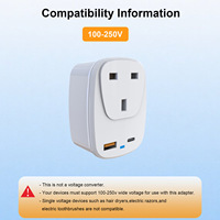 Adaptateur de voyage pour PC 30W à charge rapide, prise USB JP-UK, prise universelle EU US