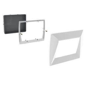 Cornice da incasso Beghelli quadrata 20,6 cm per coprilampade da 8/18/24W - Product Image 1