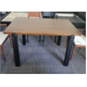 Mesa de comedor de madera moderna y sencilla para sala de estar 37798-035 - Product Image 1