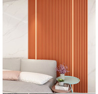 Panneaux muraux décoratifs WPC modernes, ignifuges et imperméables, panneaux 3D à design creux pour la décoration de la maison, vente en gros disponible
