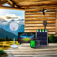 Système Solaire Domiciliaire Portable Mini Conforme à la Norme Mondiale d'Éclairage, Paiement à l'Usage, Qualifié pour Appel d'Offres