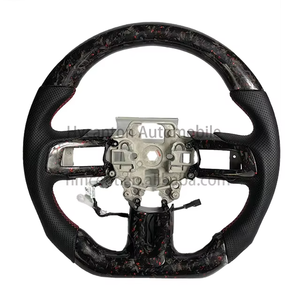 พวงมาลัยรถยนต์2015 2016 Ford Mustang ขายดีทั่วโลกหนังคาร์บอนแท้ติดทนสูง - Product Image 1