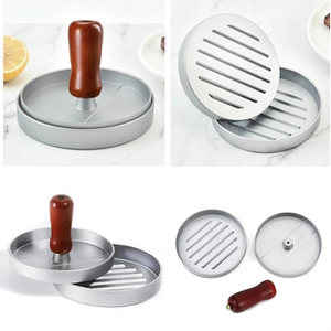 <span class=keywords><strong>Presse</strong></span> à galettes de <span class=keywords><strong>hamburger</strong></span> en alliage robuste – Moule manuel rond pour viande, idéal pour les burgers, le barbecue, les tartes, les tourtes et les boulettes - Product Image 4
