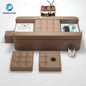 Fauteuil de lavage de cheveux électrique avec bac de lavage intégré, pour salon de coiffure, spa japonais et pédicure, inclinable - Product Image 3