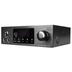 <span class=keywords><strong>HYPERSOUND</strong></span> 2CH 120W เครื่องขยายเสียงสเตอริโอไฮไฟสำหรับรถยนต์และบ้าน ทำจากโลหะ - Product Image 5