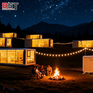 双层钢制酒店民宿移动水上别墅苹果小屋水上漂浮屋外贸预制太空舱 - Product Image 6