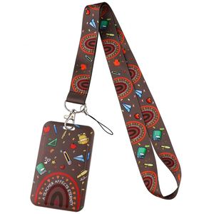 School <b>Lanyard</b> with Card Holder Neck <b>Lanyard</b> Strap for Keys ID Holder Cute Badge Keychain for Women Teens Boys Girls Kids - Product Image 1