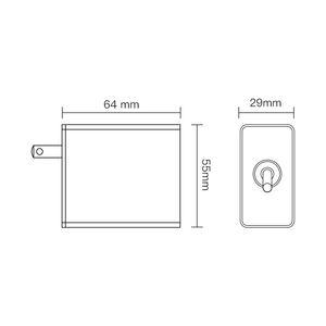 Chargeur rapide <span class=keywords><strong>USB</strong></span>-<span class=keywords><strong>C</strong></span> PD GaN pour ordinateur portable, <span class=keywords><strong>adaptateur</strong></span> <span class=keywords><strong>secteur</strong></span> <span class=keywords><strong>USB</strong></span>-<span class=keywords><strong>C</strong></span> 45W <span class=keywords><strong>61W</strong></span> 65W pour <span class=keywords><strong>Apple</strong></span> MacBook MacBook Air, fournisseurs de Shenzhen - Product Image 3